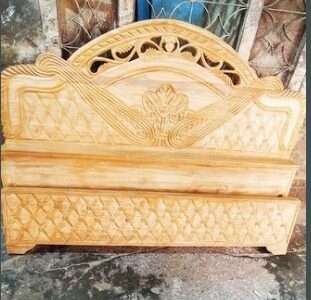 Akashi wood semi box bed for sale in Sutrapur, Dhaka