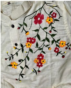 Hand painted Khadi Punjabi will be sold in Comilla