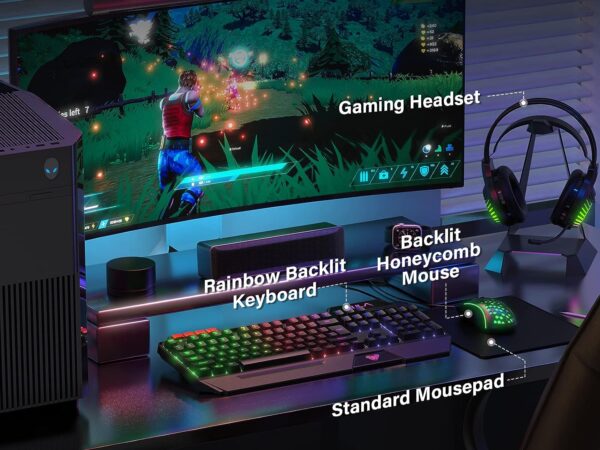 AULA T650 4 in 1 Gaming Combo Pack Product