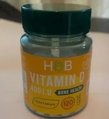 H&B Vitamin D 400 I.U – 120 Tablets