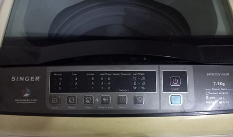 Singer automatic washing machine 7.5KG for sale in Mirpur, Dhaka