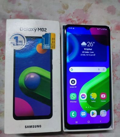 Samsung Galaxy M02 2021 (Used) for sale in Bagh Bari (Baghbari), Sylhet