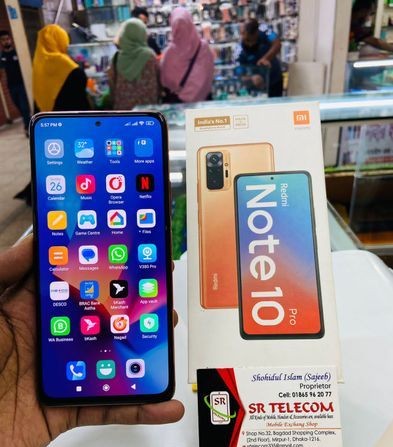 Xiaomi Redmi Note 10 Pro 6-128Gb▶️ Fixedprice (Used) for sale in Mirpur, Dhaka