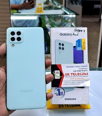 Samsung Galaxy A22 6-128GbFixed price (Used) for sale in Mirpur, Dhaka