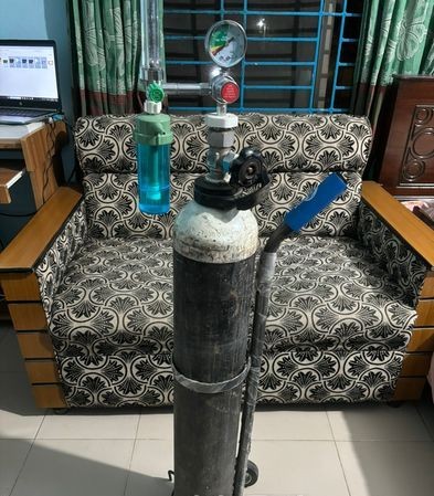Oxygen Cylinder with Flow Meter for sale in Cantonment, Mymensingh