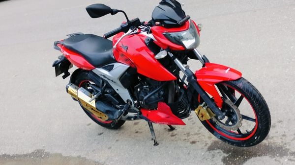 TVS APACHE 4V DOUBLE DISK Motorcycle For Sale at Uttara in Dhaka