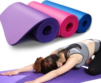 Yoga Mat Non Slip Exercise & Fitness 8 mm four sale in Mogbazar, Dhaka