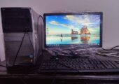 I5 3rd gen 500 gb hard dix 8gb ram New Dell brand Used pc For Sale at Lalbagh In Old Dhaka.