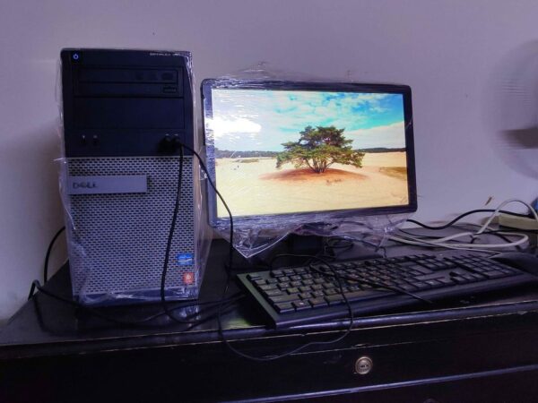 I5 3rd gen 500 gb hard dix 8gb ram New Dell brand Used pc For Sale at Lalbagh In Old Dhaka.