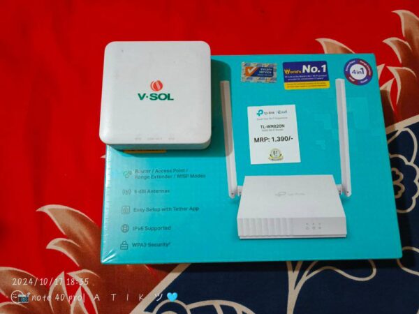 router, onu 2 tai Router intek For Sale at Rajbari In Dinajpur