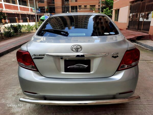 Toyota ALLION 2008 SILVER,& BEIGE INTERIOR MODLE USED CAR FOR SALE IN Shyamoli,Ring road, Dhaka.