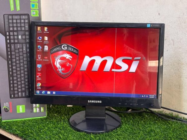 Samsung 19″ Mark Monitor Resolution: 1366 X 768 Original Brand Wide Screen For Sale In Mirpur, Dhak