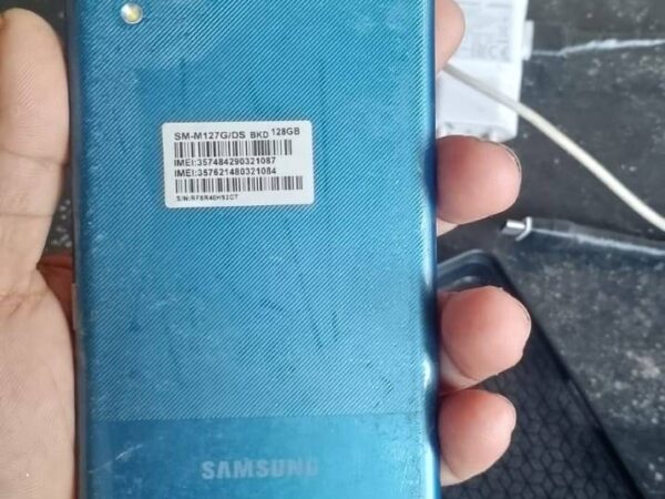 Samsung M12 Offical 6/128 Used for Sale at Pirganj in Rangpur.