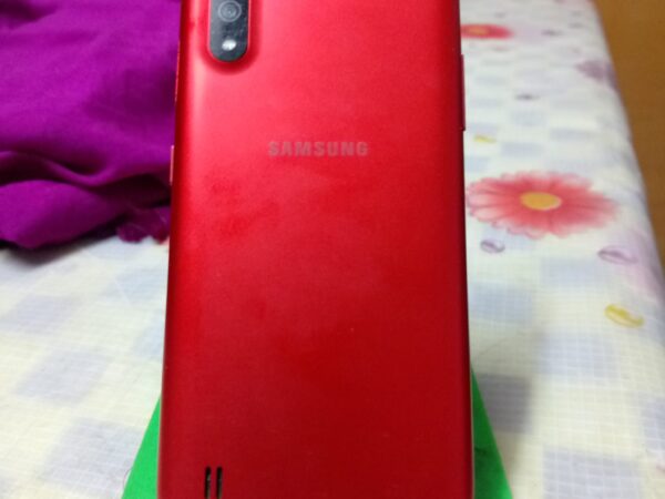 Samsung Galaxy A01 Ram 2/16 Used Mobile Phone Sale at Kamarpara Dhaka Stn In Rangpur.