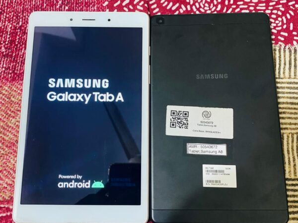 Samsung Galaxy Tab A Model: SM-T295 Used For Sale at new merket city complex In Dhaka.