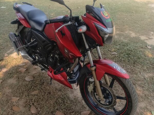 TVS RTR 160cc Motorcycle For Sale at Valuka Five Road More in Mymensingh.