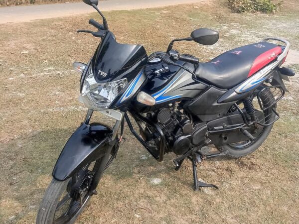 TVS 100cc Motorcycle For Sale at Valuka Sadar in Mymensingh.