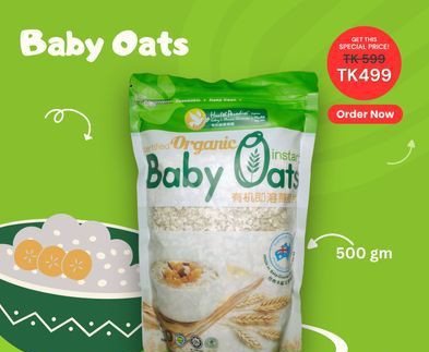 Organic Instant Baby Oats for sale in Jatrabari Dhaka