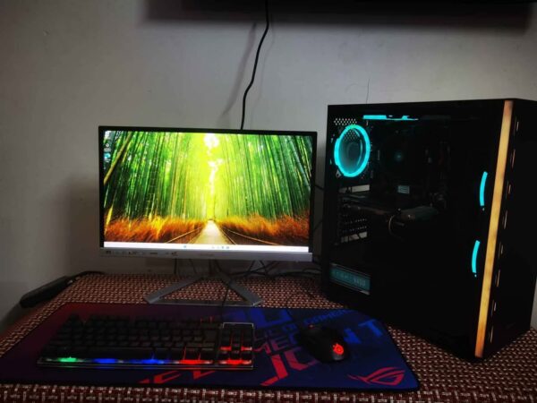 Gaming Pc with Monitor Sale In Moghbazar, Dkaka.