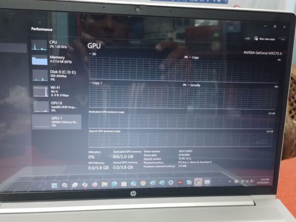 Hp probook i5 12 gen Ram 8gb Modal Used Laptop Sale In Cantonment shimultoly chotor bazar, Gazipur.