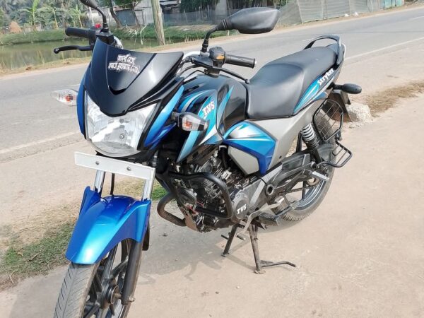 TVS Stryker 125cc Motorcycle For Sale at Valuka Five Raster Moor in Mymensingh.