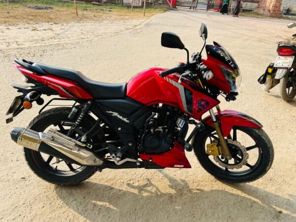 TVS Apache Rtr 160cc Motorcycle For Sale at Gopalgonj in Khulna.