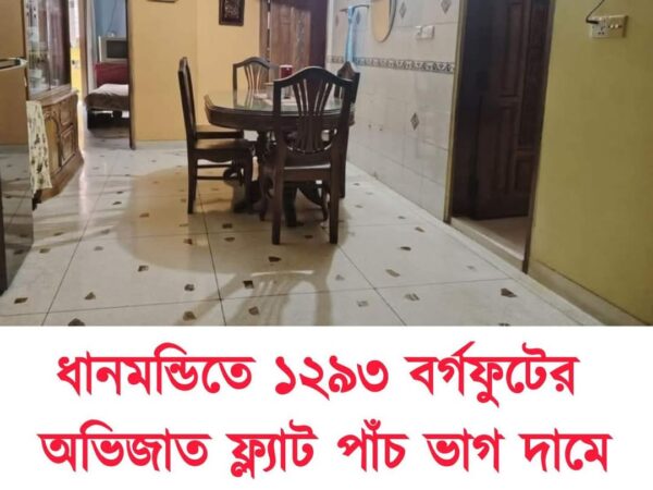 ফ্ল্যাট বিক্রি হবে ১২৯৩ স্কয়ারফিটের ধানমন্ডি নিউ ১৪ ঢাকায়।