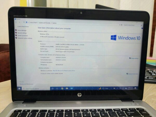 HP Elitbook 840 G3 Ram 8GB SSD 128GB Model Used Laptop Sale In Mirpur 10, Dhaka.