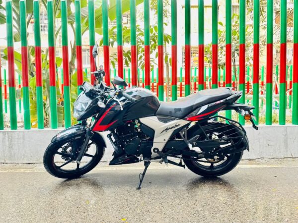 TVS Apache 4V X Connect ABS 2024 Motorcycle For Sale at Mirpur-12, Pallabi Station in Dhaka.