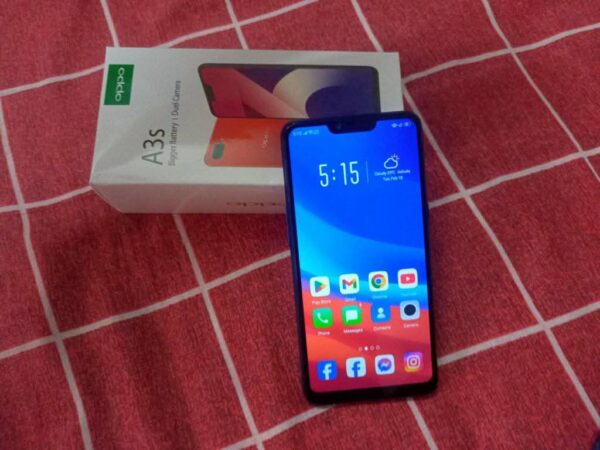 Oppo A3s Mobile Phone For Sale at Mirpur-1 in Dhaka.