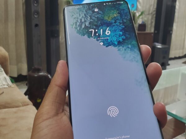 Samsung Galaxy s20plus ram 8gb 128storage Used Mobile Phone Sale In check post, islambag, Rangpur.