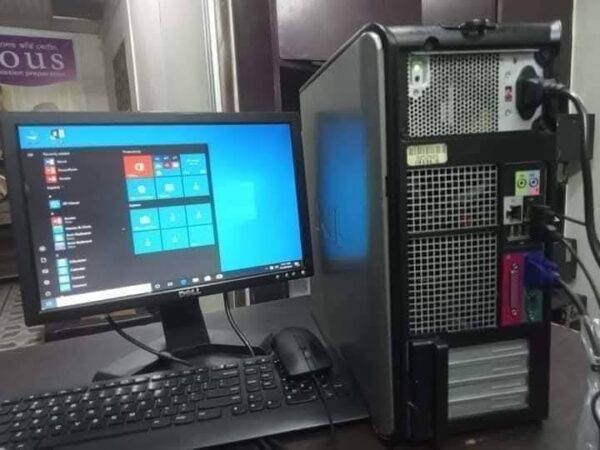 Dell Brand computer Full Setup Used For Sale In Middle badda Gulshan, Dhaka.
