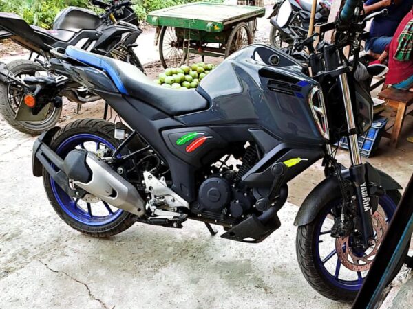 Yamaha FZS V3 Motorcycle For Sale at Vaighat, Dhonbari, Tangail in Dhaka.