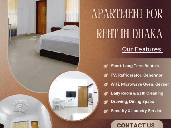 Rent Furnished 3 Bedroom Apartment in Bashundhara R/A