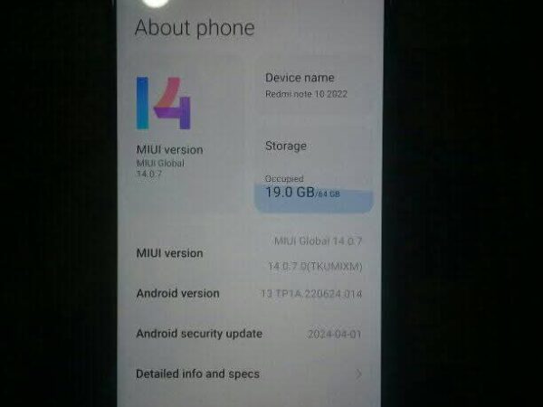 Redmi Note 10 Mobile Phone For Sale at Hemayetpur Savar in Dhaka.