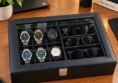 Luxury Watch & Sunglasses Organizer Box For sale